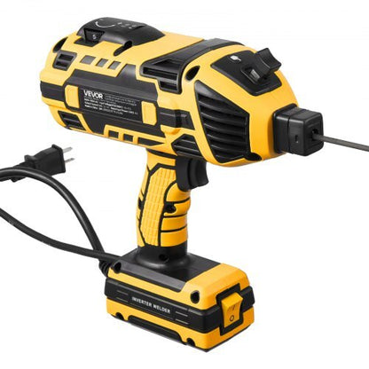 Portable Handheld Welding Machine, 20-140A Portable ARC Welder with 5-Level Current Adjustment & IGBT Inverter, 110V Handheld Stick Welder with Hot Start Function Fit for 1/16"-1/8" Welding Rods