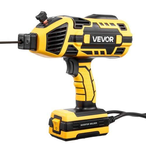 Portable Handheld Welding Machine, 20-140A Portable ARC Welder with 5-Level Current Adjustment & IGBT Inverter, 110V Handheld Stick Welder with Hot Start Function Fit for 1/16"-1/8" Welding Rods