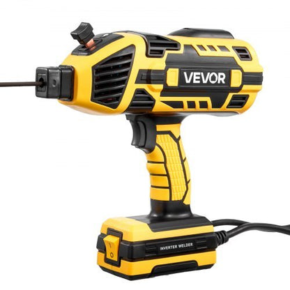 Portable Handheld Welding Machine, 20-140A Portable ARC Welder with 5-Level Current Adjustment & IGBT Inverter, 110V Handheld Stick Welder with Hot Start Function Fit for 1/16"-1/8" Welding Rods