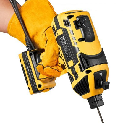 Portable Handheld Welding Machine, 20-140A Portable ARC Welder with 5-Level Current Adjustment & IGBT Inverter, 110V Handheld Stick Welder with Hot Start Function Fit for 1/16"-1/8" Welding Rods